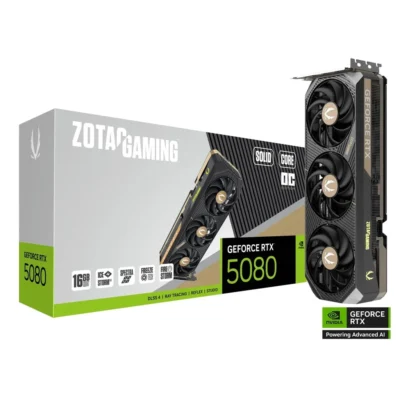 Zotac RTX 5080 Solid Core OC 16GB GDDDR7 Graphics Card (Copy)